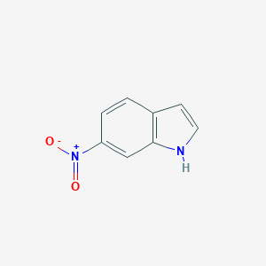 molecular formula C8H6N2O2 B147325 6-硝基-1H-吲哚 CAS No. 4769-96-4