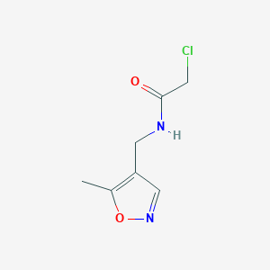 2-chloro-N-[(5-methylisoxazol-4-yl)methyl]acetamide