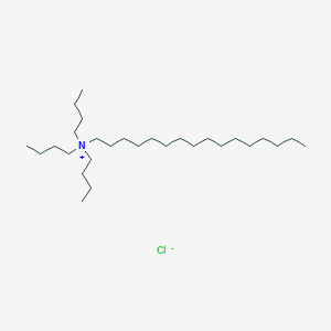 molecular formula C28H60ClN B14732541 N,N,N-Tributylhexadecan-1-aminium chloride CAS No. 6439-71-0