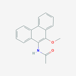 molecular formula C17H15NO2 B14732547 N-(10-methoxy-9-phenanthryl)acetamide CAS No. 6318-80-5