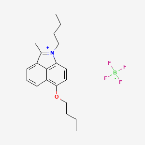 6-Butoxy-1-butyl-2-methylbenzo[cd]indol-1-ium tetrafluoroborate