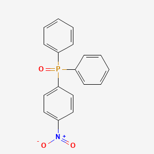 molecular formula C18H14NO3P B14732643 Phosphine oxide, (4-nitrophenyl)diphenyl- CAS No. 5032-71-3