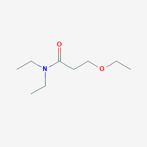 molecular formula C9H19NO2 B14732663 3-Ethoxy-N,N-diethylpropanamide CAS No. 5830-22-8