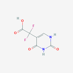 2-(2,4-Dioxo-1,2,3,4-tetrahydropyrimidin-5-yl)-2,2-difluoroacetic acid