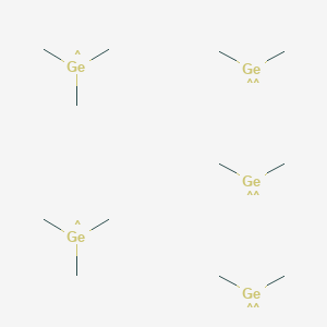 molecular formula C12H36Ge5 B14732728 Dimethyl-lambda~2~-germane--trimethylgermyl (3/2) CAS No. 13189-68-9