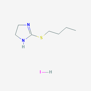2-(Butylsulfanyl)-4,5-dihydro-1H-imidazole hydroiodide
