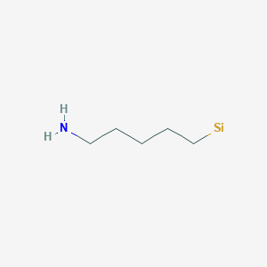 molecular formula C5H12NSi B14732808 CID 54498562 