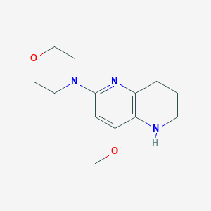 4-(4-Methoxy-5,6,7,8-tetrahydro-1,5-naphthyridin-2-yl)morpholine