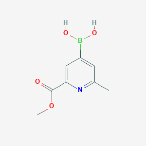 2-(Methoxycarbonyl)-6-methylpyridine-4-boronic acid