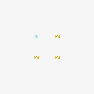 molecular formula HfPd3 B14732914 Hafnium--palladium (1/3) CAS No. 12298-59-8