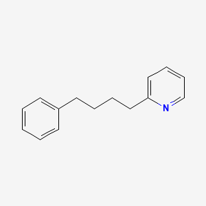 molecular formula C15H17N B14732950 2-(4-Phenylbutyl)pyridine CAS No. 5520-22-9