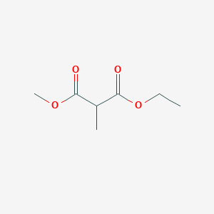 molecular formula C7H12O4 B14732972 Propanedioic acid, methyl-, ethyl methyl ester CAS No. 6065-52-7