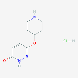 6-(piperidin-4-yloxy)pyridazin-3(2H)-one hydrochloride