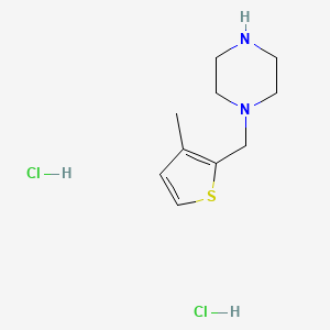 1-[(3-Methyl-2-thienyl)methyl]piperazine dihydrochloride