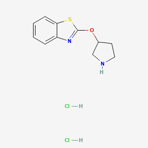 2-(Pyrrolidin-3-yloxy)-1,3-benzothiazole dihydrochloride