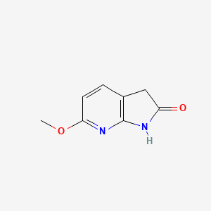 molecular formula C8H8N2O2 B1473307 6-Methoxy-1H-pyrrolo[2,3-b]pyridin-2(3H)-one CAS No. 1190319-04-0