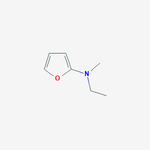 molecular formula C7H11NO B14733148 n-Ethyl-n-methylfuran-2-amine CAS No. 5411-54-1