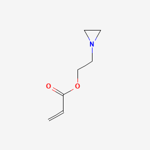 molecular formula C7H11NO2 B14733156 2-(Aziridin-1-yl)ethyl acrylate CAS No. 6498-82-4