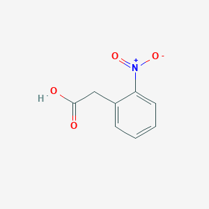 molecular formula C8H7NO4 B147332 2-Nitrophenylacetic acid CAS No. 3740-52-1