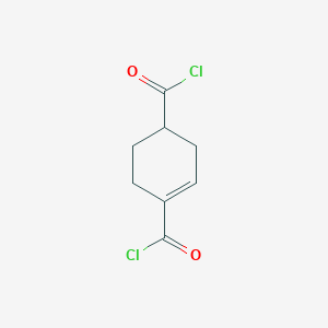 molecular formula C8H8Cl2O2 B14733270 Cyclohex-1-ene-1,4-dicarbonyl dichloride CAS No. 4806-86-4