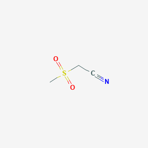 molecular formula C3H5NO2S B147333 Methylsulfonylacetonitrile CAS No. 2274-42-2