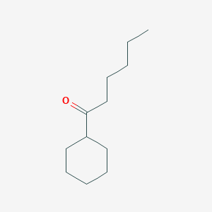 molecular formula C12H22O B14733335 1-Cyclohexylhexan-1-one CAS No. 5665-83-8