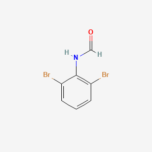 molecular formula C7H5Br2NO B14733377 n-(2,6-Dibromophenyl)formamide CAS No. 6639-54-9