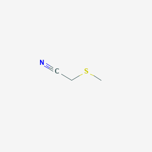 molecular formula C3H5NS B147334 (Methylthio)acetonitrile CAS No. 35120-10-6