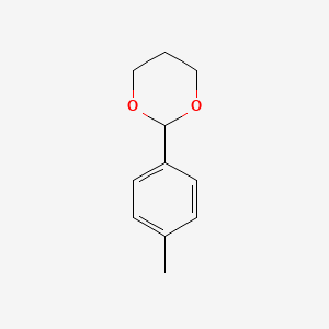 molecular formula C11H14O2 B14733419 2-(4-Methylphenyl)-1,3-dioxane CAS No. 5663-40-1