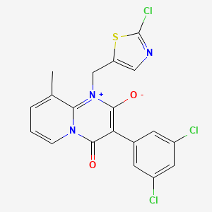 molecular formula C19H12Cl3N3O2S B1473345 Dicloromezotiaz CAS No. 1263629-39-5