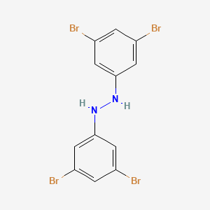 molecular formula C12H8Br4N2 B14733455 1,2-Bis(3,5-dibromophenyl)hydrazine CAS No. 5326-51-2