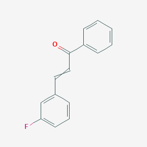 molecular formula C15H11FO B14733472 3-(3-Fluorophenyl)-1-phenylprop-2-en-1-one CAS No. 4919-41-9