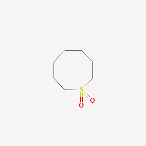 molecular formula C7H14O2S B14733602 1lambda~6~-Thiocane-1,1-dione CAS No. 3142-87-8