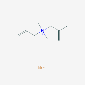 molecular formula C9H18BrN B14733682 N,N,2-Trimethyl-N-(prop-2-en-1-yl)prop-2-en-1-aminium bromide CAS No. 6982-67-8