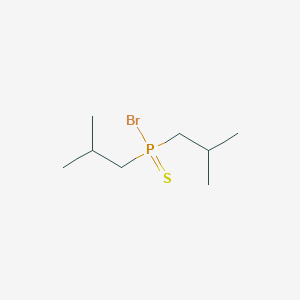 molecular formula C8H18BrPS B14733694 Bis(2-methylpropyl)phosphinothioic bromide CAS No. 4652-20-4