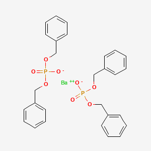 molecular formula C28H28BaO8P2 B14733715 Barium dibenzylphosphate CAS No. 6332-68-9