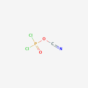 molecular formula CCl2NO2P B14733749 Phosphorocyanatidic dichloride CAS No. 4743-41-3