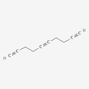 molecular formula C10H10 B14733785 Deca-1,5,9-triyne CAS No. 5726-34-1