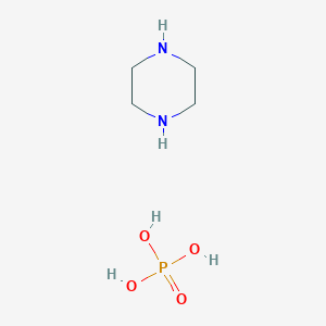 molecular formula C4H13N2O4P B147339 磷酸哌嗪 CAS No. 14538-56-8