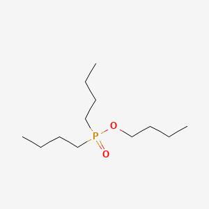 molecular formula C12H27O2P B14734016 Phosphinic acid, dibutyl-, butyl ester CAS No. 2950-47-2