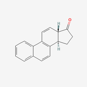molecular formula C17H14O B14734021 Gona-1,3,5,7,9,11-hexaen-17-one CAS No. 7421-33-2