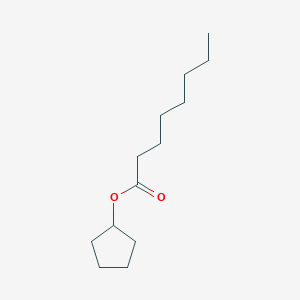molecular formula C13H24O2 B14734084 Cyclopentyl octanoate CAS No. 5457-69-2