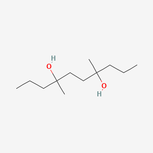 molecular formula C12H26O2 B14734211 4,7-Dimethyldecane-4,7-diol CAS No. 6339-20-4