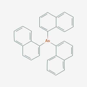 molecular formula C30H21As B14734213 Trinaphthalen-1-ylarsane CAS No. 5424-33-9