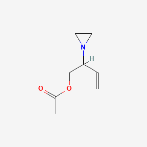 molecular formula C8H13NO2 B14734232 beta-Vinyl AE acetate CAS No. 5110-74-7