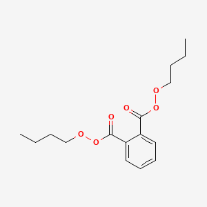 molecular formula C16H22O6 B14734241 Dibutyl benzene-1,2-dicarboperoxoate CAS No. 5393-64-6