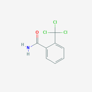 molecular formula C8H6Cl3NO B14734289 2-(Trichloromethyl)benzamide CAS No. 3199-12-0