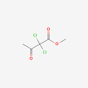 molecular formula C5H6Cl2O3 B14734298 Methyl 2,2-dichloroacetoacetate CAS No. 6134-69-6