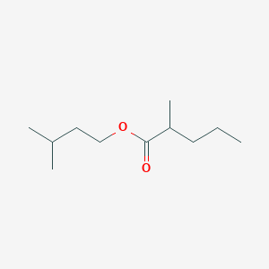 molecular formula C11H22O2 B14734341 Pentanoic acid, 2-methyl, 3-methylbutyl ester CAS No. 5448-56-6