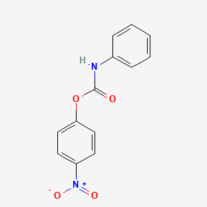 molecular formula C13H10N2O4 B14734430 4-Nitrophenyl phenylcarbamate CAS No. 6320-72-5
